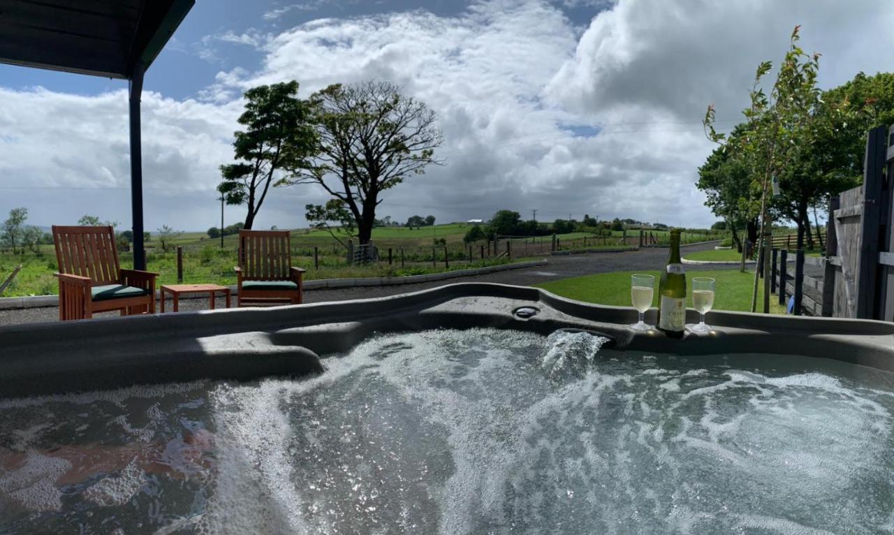 Deerfin Rentals Private Chalet With Hot Tub แบลลีมีนา ภายนอก รูปภาพ